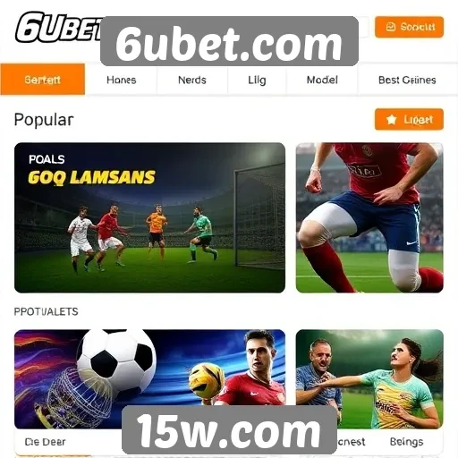 Os jogos mais populares disponíveis em 6ubet.com